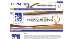 Desktop Screenshot of fepm.es